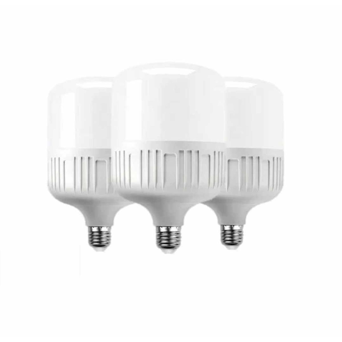 GENERICO - Foco 3 Unidades LED 50W Potente Ahorrador Luz Blanca E27 Bombillo