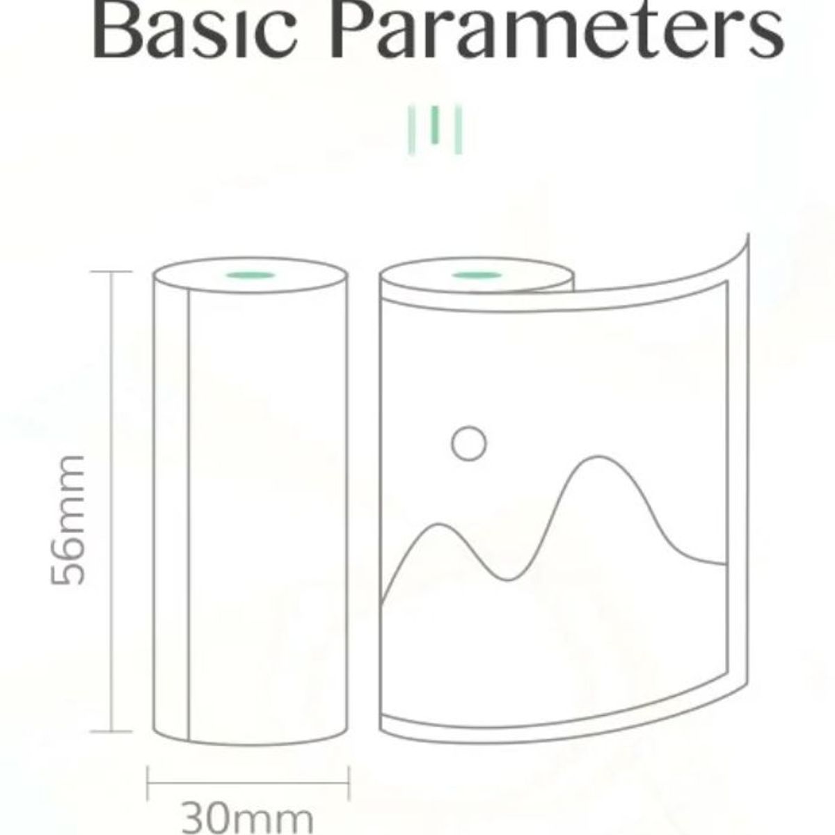 PERIPAGE - PACKX3 STICKER BLANCO TERMICO