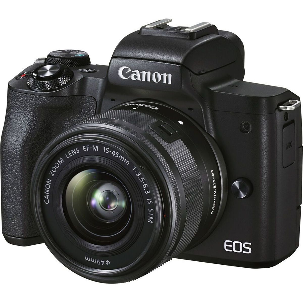 CANON - Canon EOS M50 Mark II Mirrorless Digital Camera with 15-45mm Lens