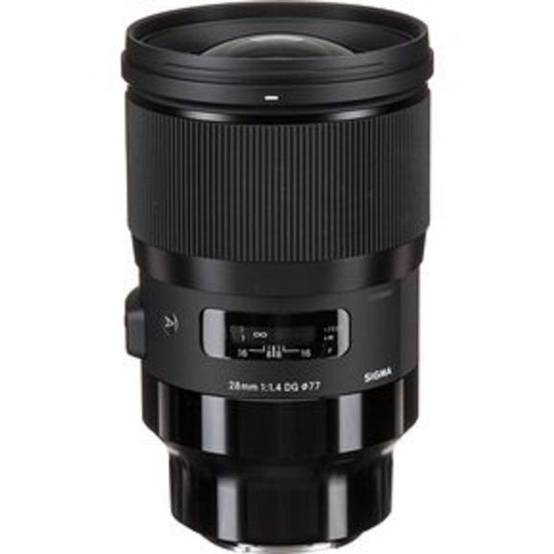 SIGMA - Sigma 28mm F1.4 DG HSM - Art Lens - Black Sony E