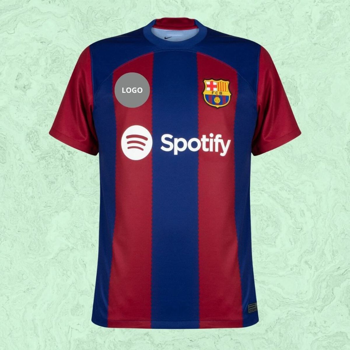 GENERICO - Camiseta Barcelona 2023-2024 Local Jugador Messi