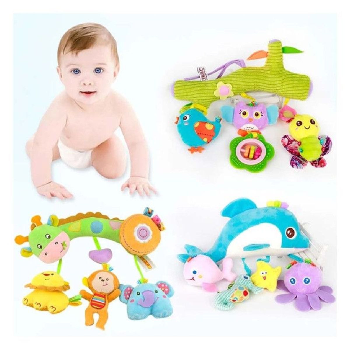 GENERICO - Juguete Colgante para cuna y cochecito