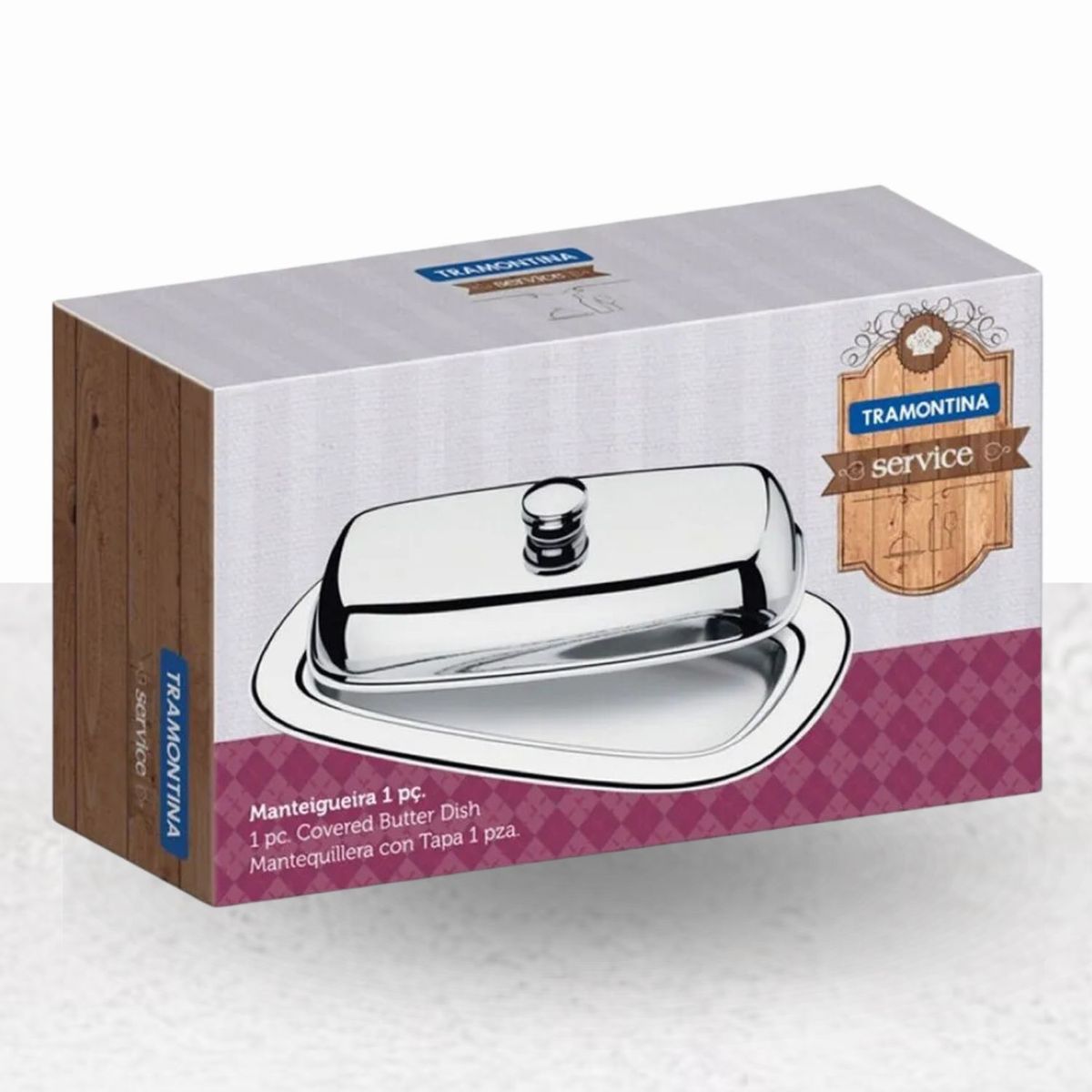 GENERICO - Mantequillera  service con tapa