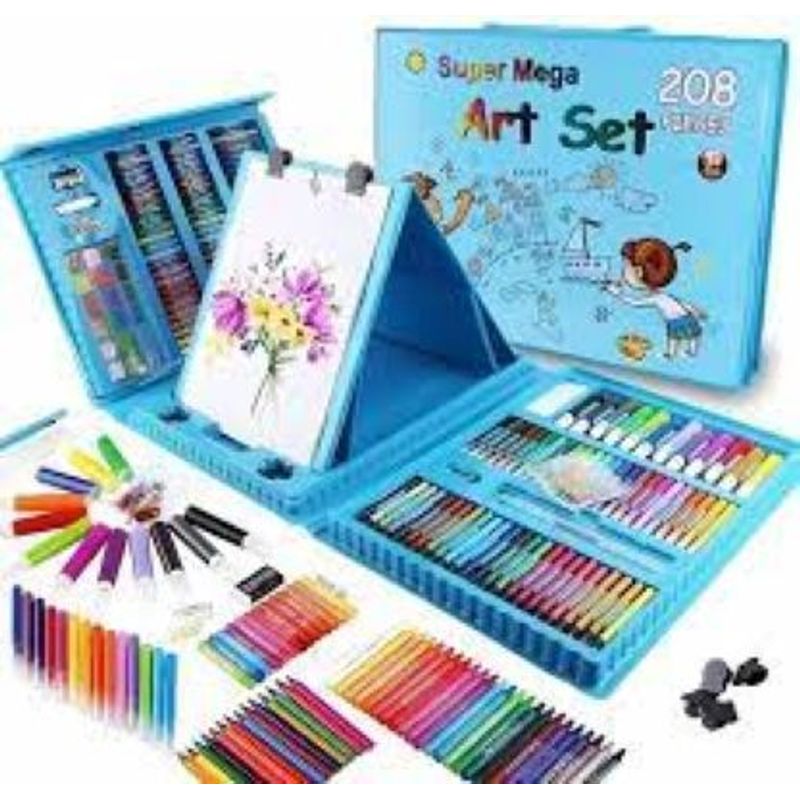 GENERICO - Mega Set de Arte de 208 piezas