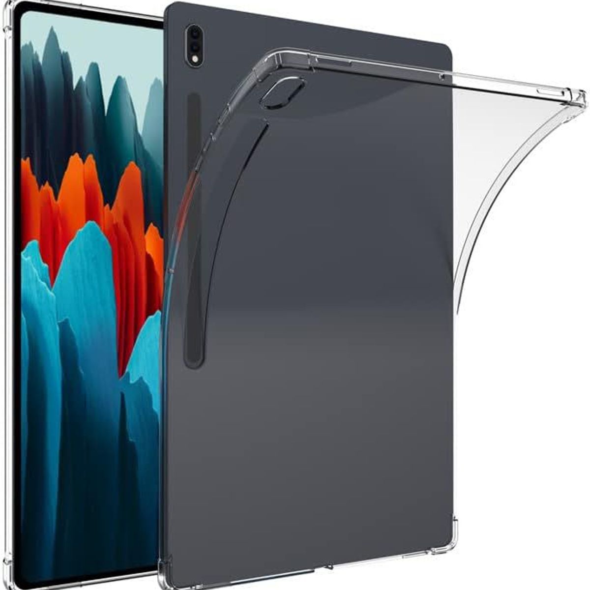 GENERICO - Funda Case Tpu Samsung Galaxy Tab S9 Plus  Tab S8 Plus  Tab S7 FE