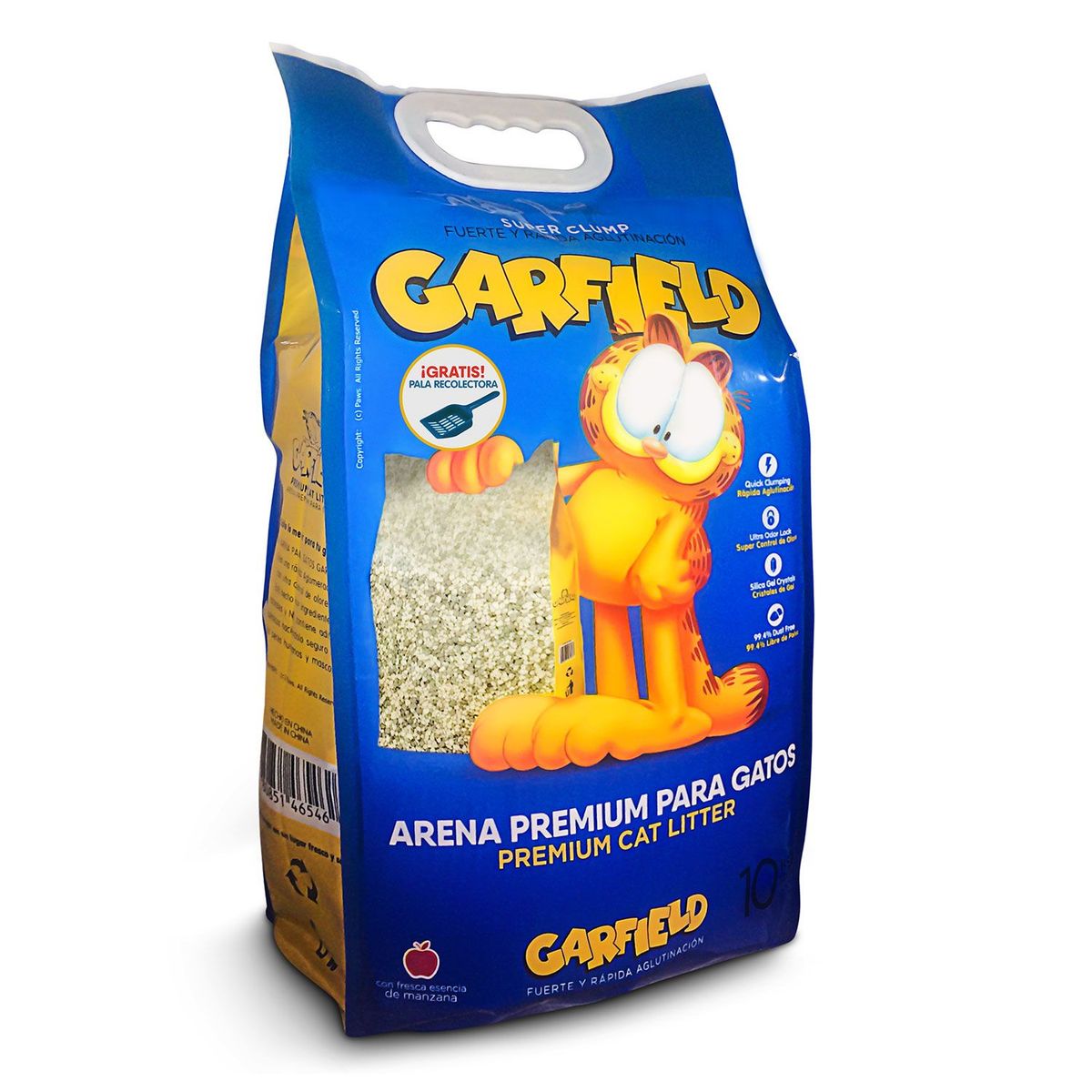 GARFIELD - Arena Premium para para gatos 10kg - Garfield