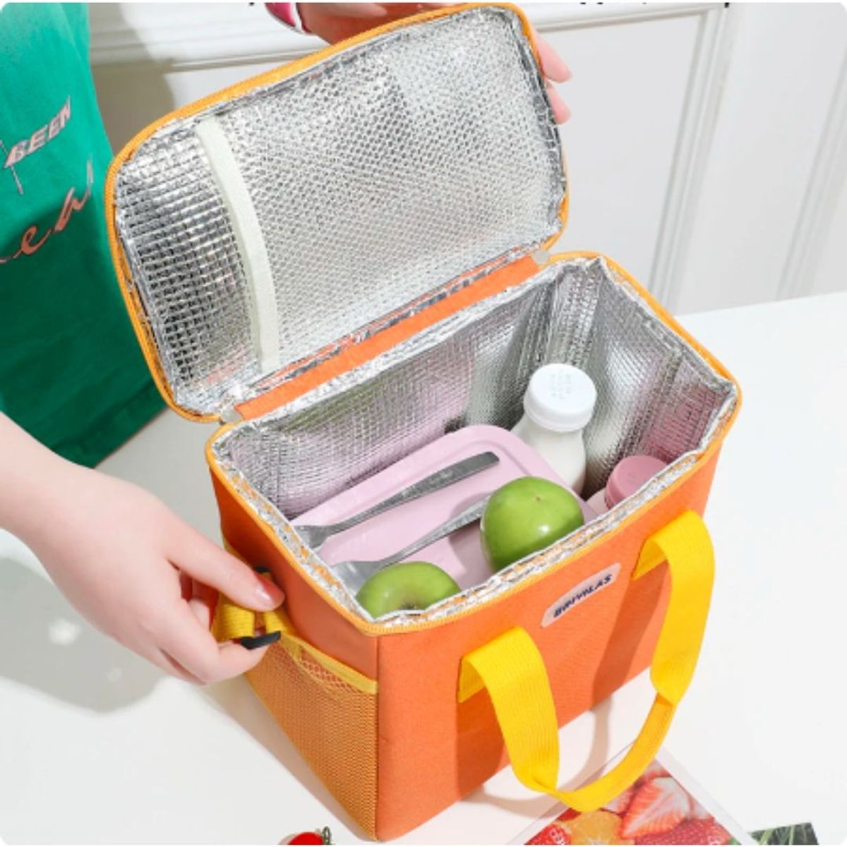 GENERICO - LONCHERA TERMICA BRIVILAS ANARANJADO