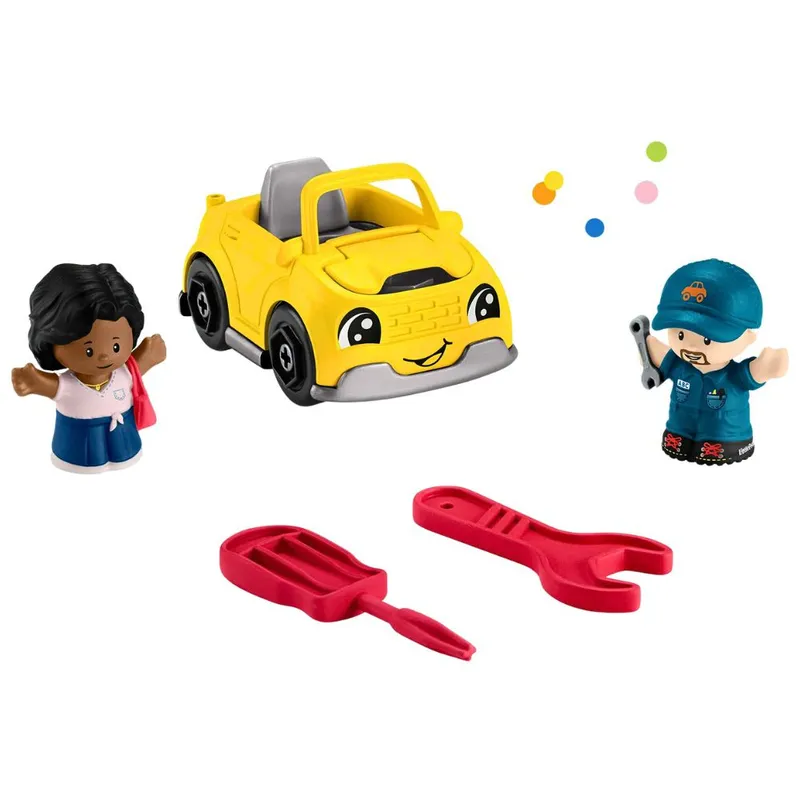 FISHER PRICE - Playset con Luces Fisher Price Garaje y Lavado de Autos