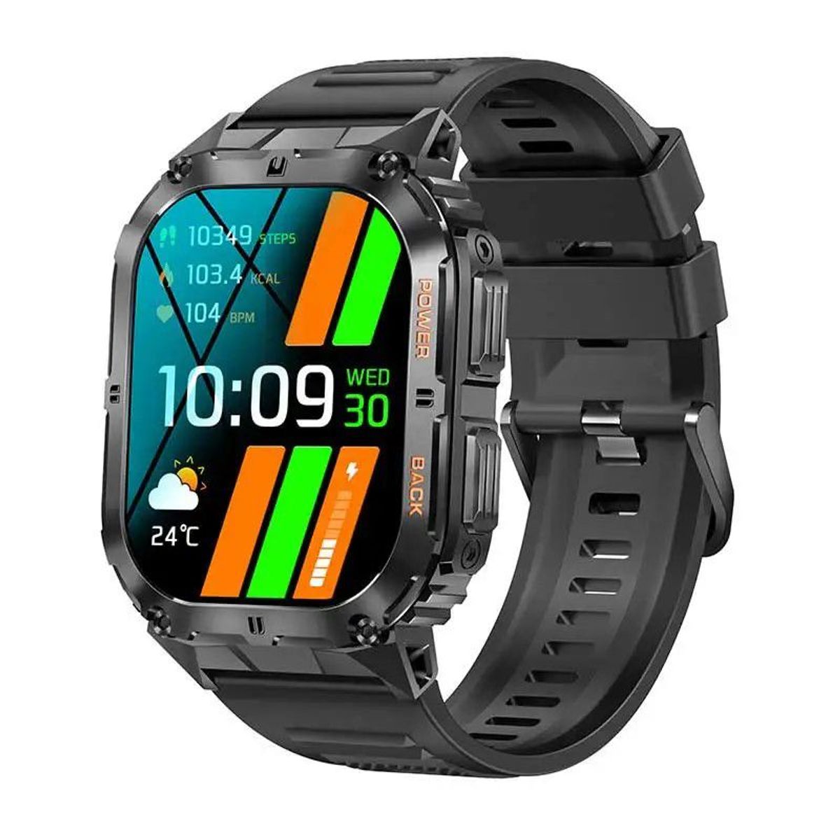 GENERICO - Smartwatch SPOVAN K61 Pro Monitor Salud Multisport