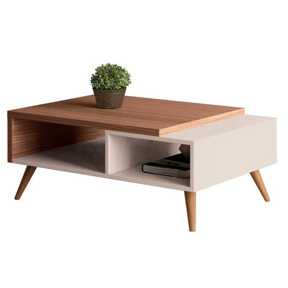 GENERICO - Mesa de Centro Marché Susana Marrón Claro