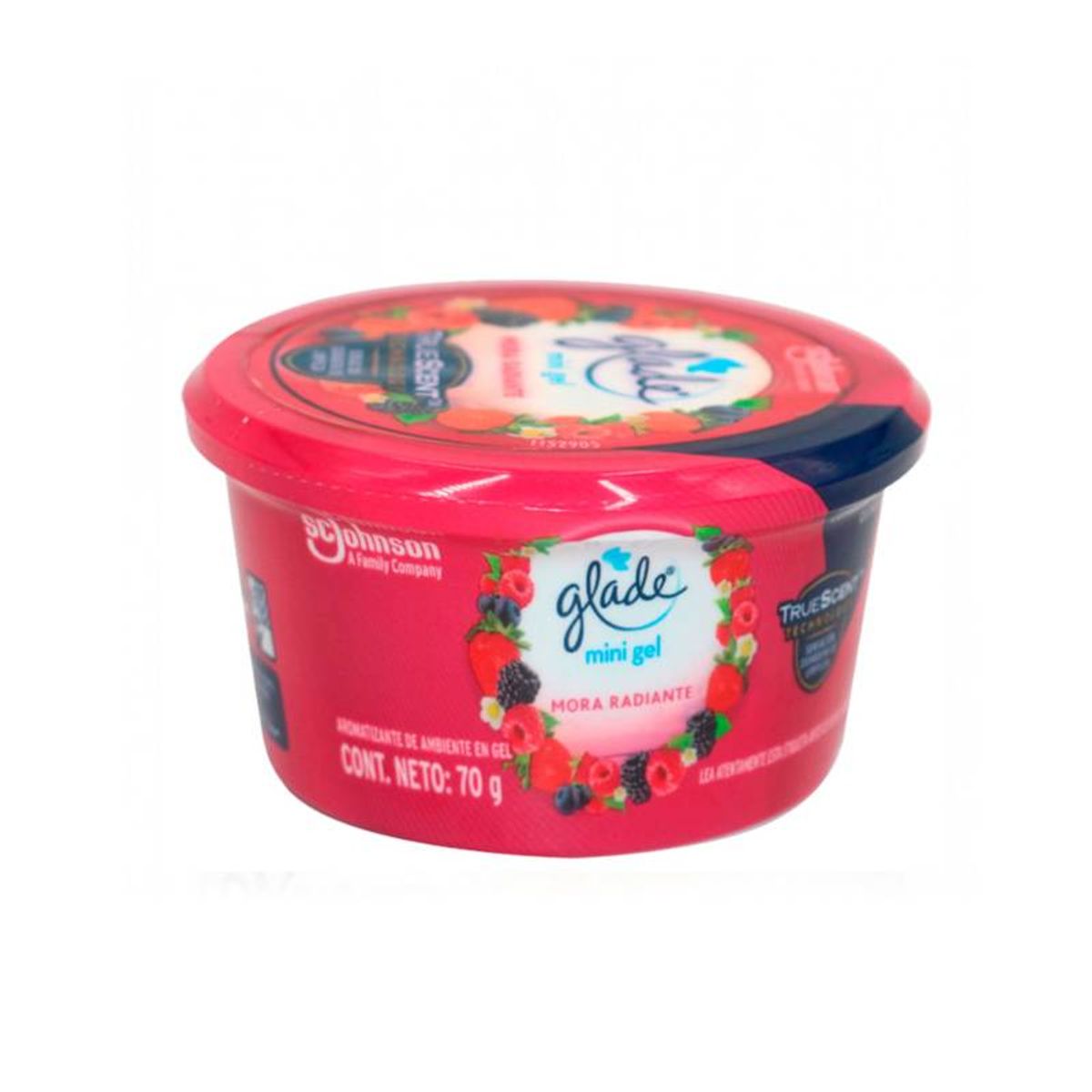 GLADE - Ambientador Gel 70g Mora Radiante Glade