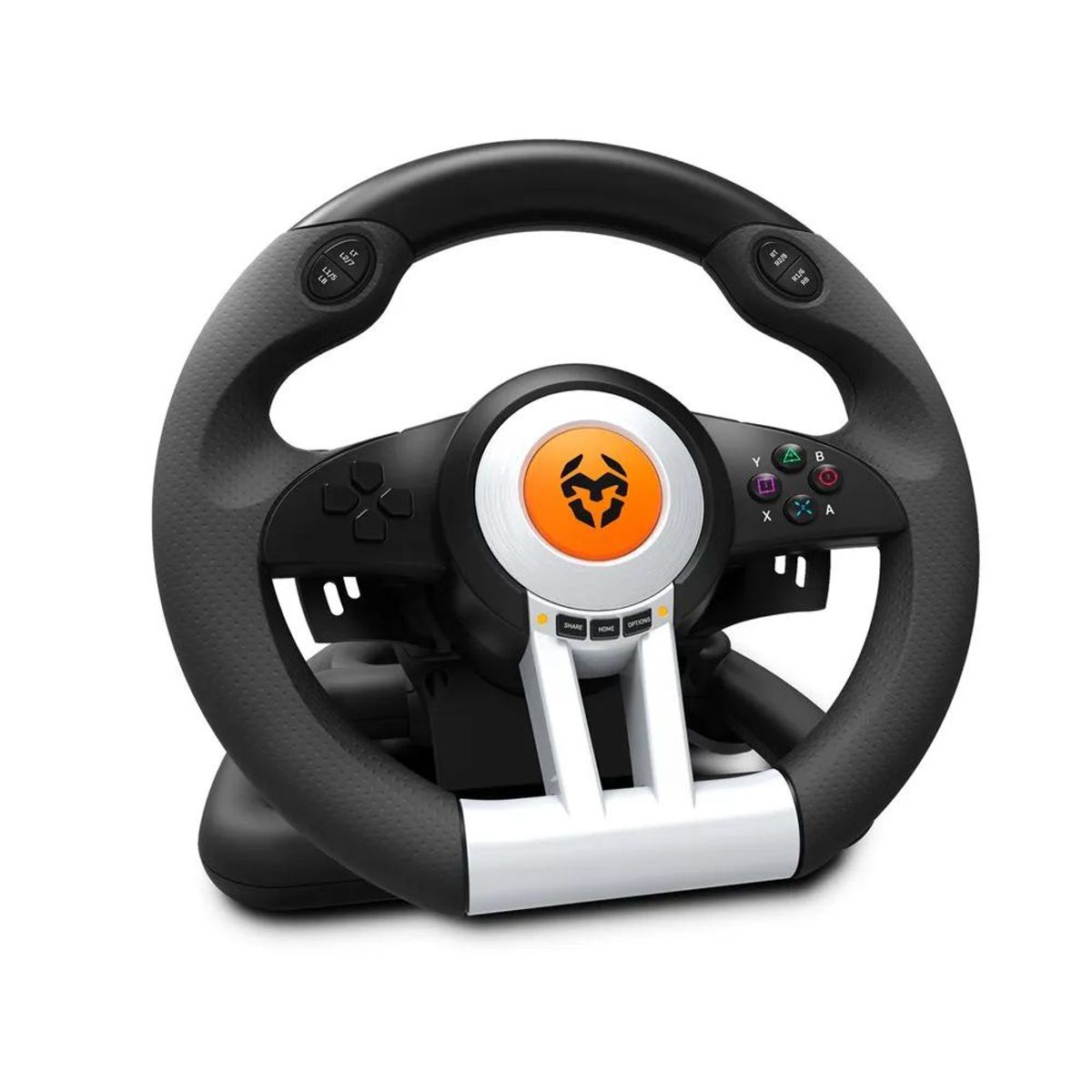 KROM - Timón Pedales  Palanca De Cambios Gaming Krom K-Wheel
