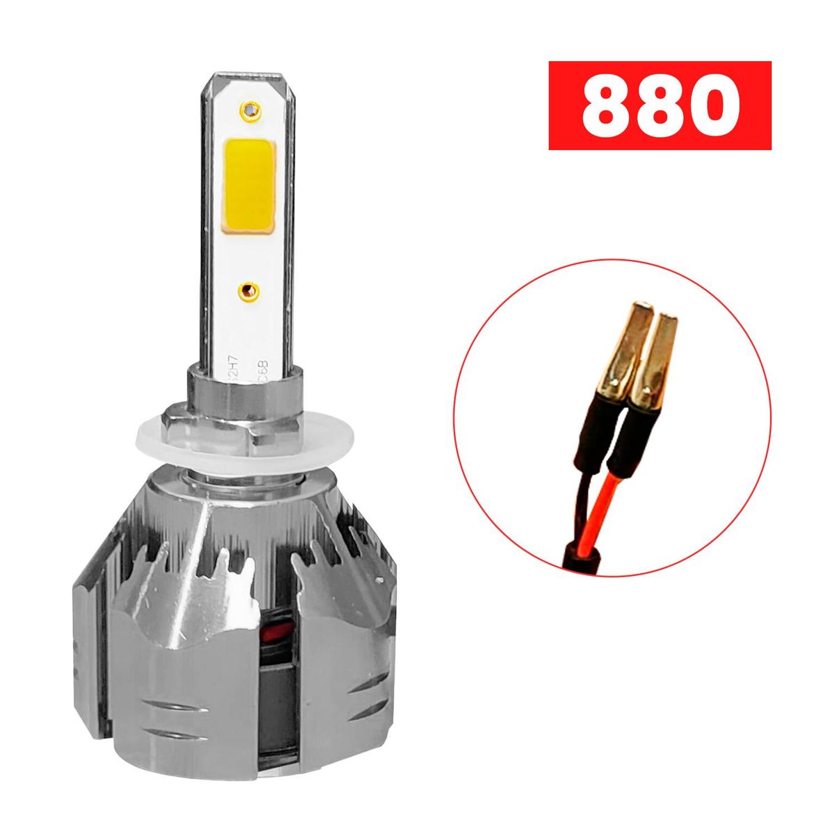 GENERICO - Kit Turbo Led H1 H3 H4 H7 H11 H13 9005 9006 880 12000lm/ R11