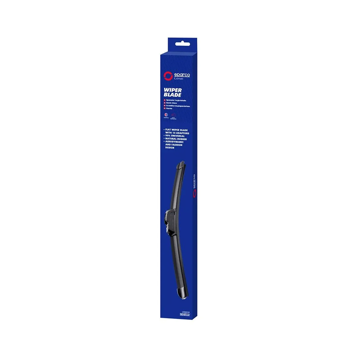 SPARCO - Plumilla Limpia Parabrisas 16Pulgdas Ergonómico plano Spárco