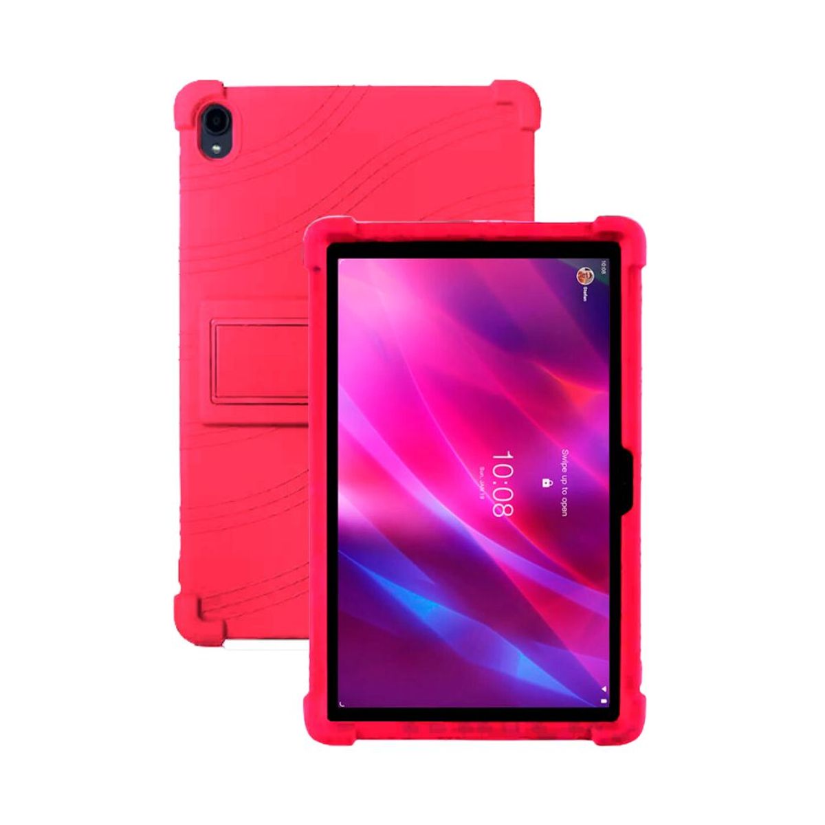 FUNDAANTIGOLPES - Funda Silicona Fucsia para tablet Lenovo Tab P11