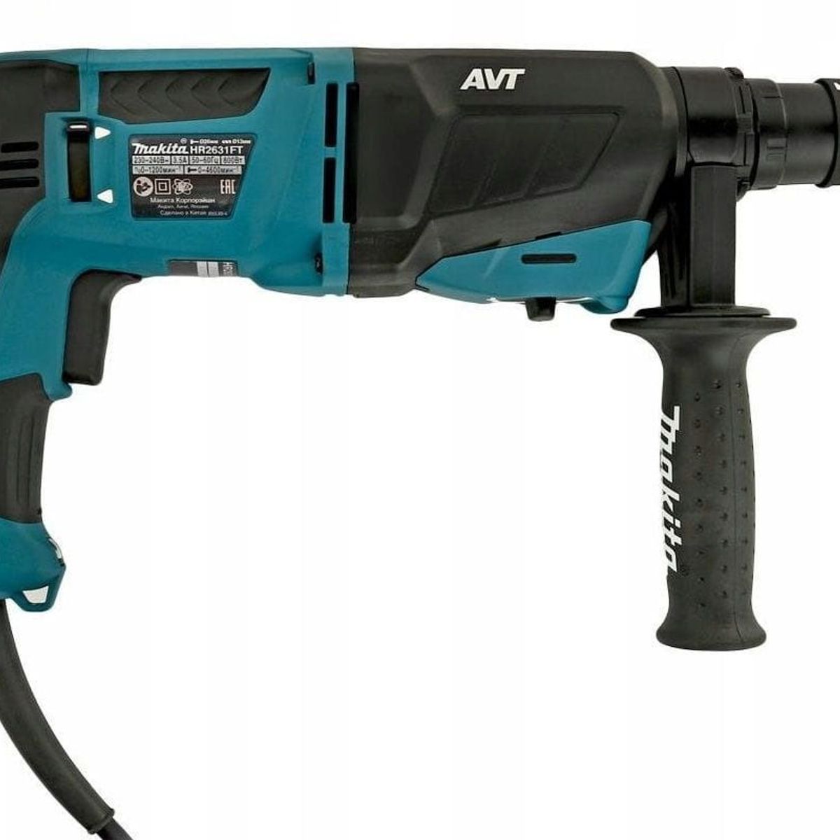 MAKITA - Rotomartillo Sds-plus 800w 24j Chuck Avt Makita Hr2631ft