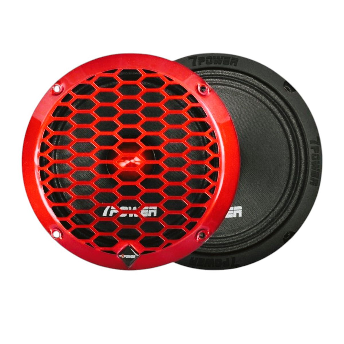 GENERICO - Parlantes Medios Rango Punta Bala  8" Pulgadas 7 Power 650W