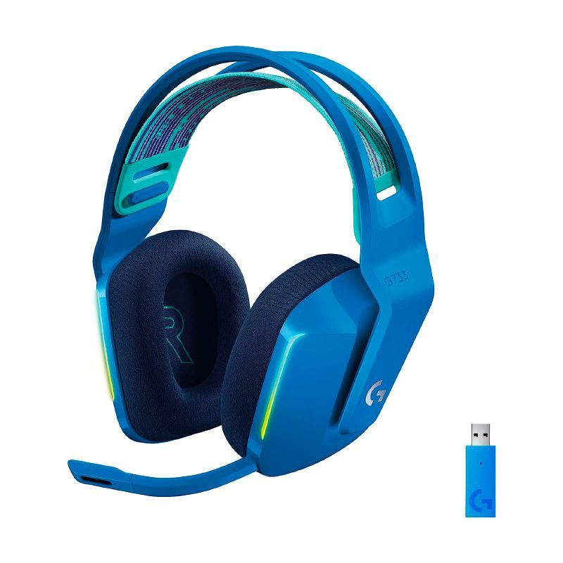 LOGITECH - Audifono con Microfono Logitech G733 lightspeed Blue
