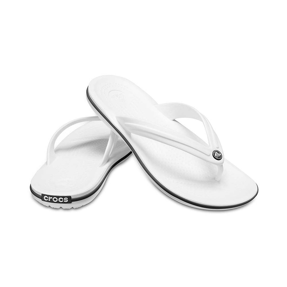 CROCS - Sandalias Crocs Crocband Flip White Unisex
