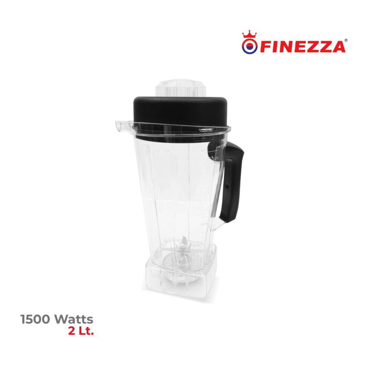 FINEZZA - LICUADORA  DIGITAL FINEZZA 1500W CAPACIDAD 2L NEGRA
