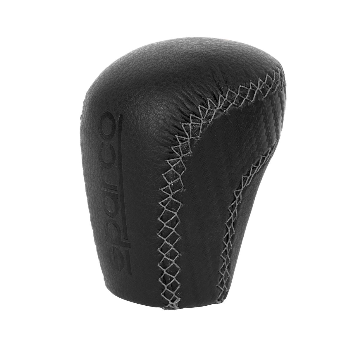 SPARCO - Perilla Pomo Palanca de Cambios Cuero Gris Sparco