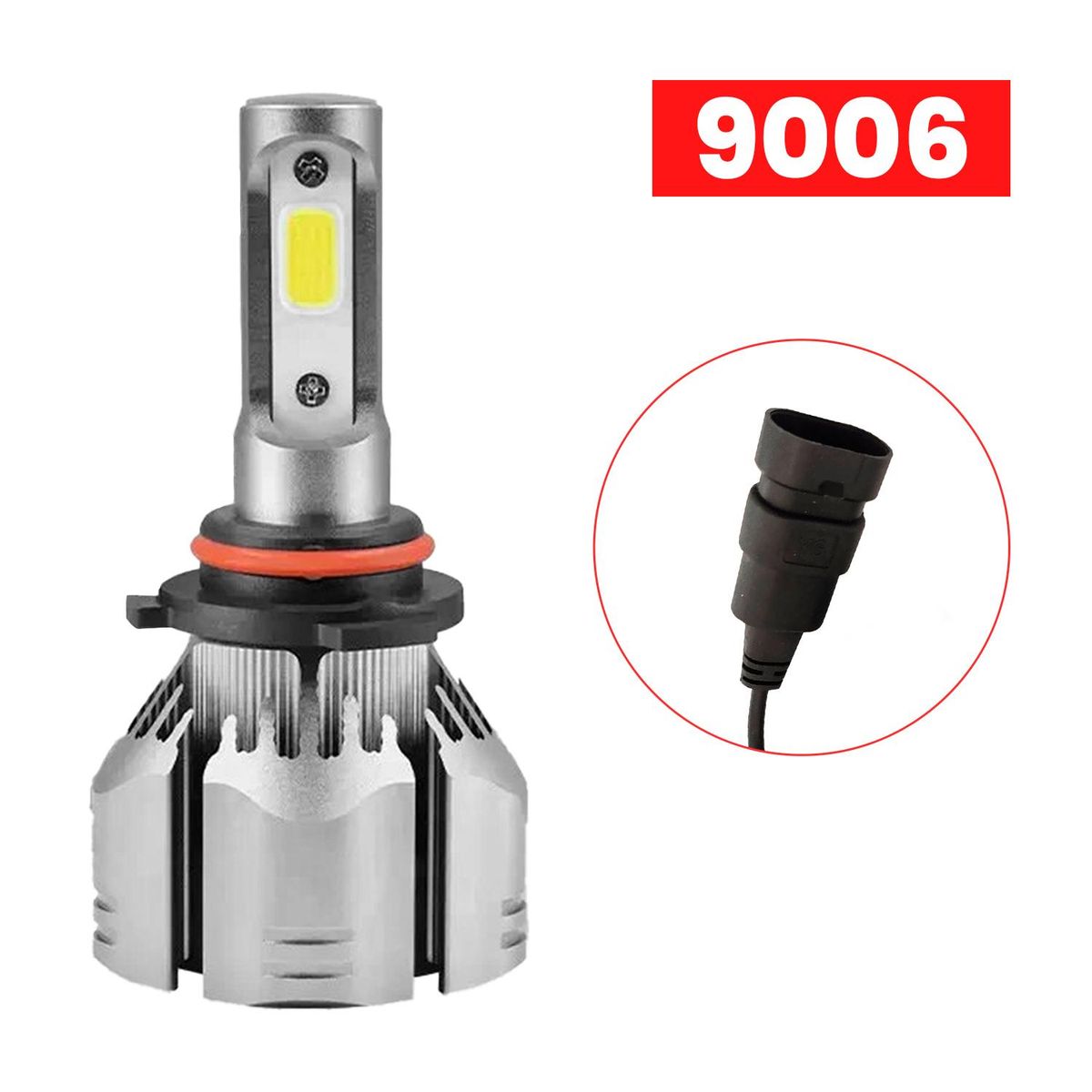 GENERICO - Kit Turbo Led H1 H3 H4 H7 H11 H13 9005 9006 880 12000lm/ R11