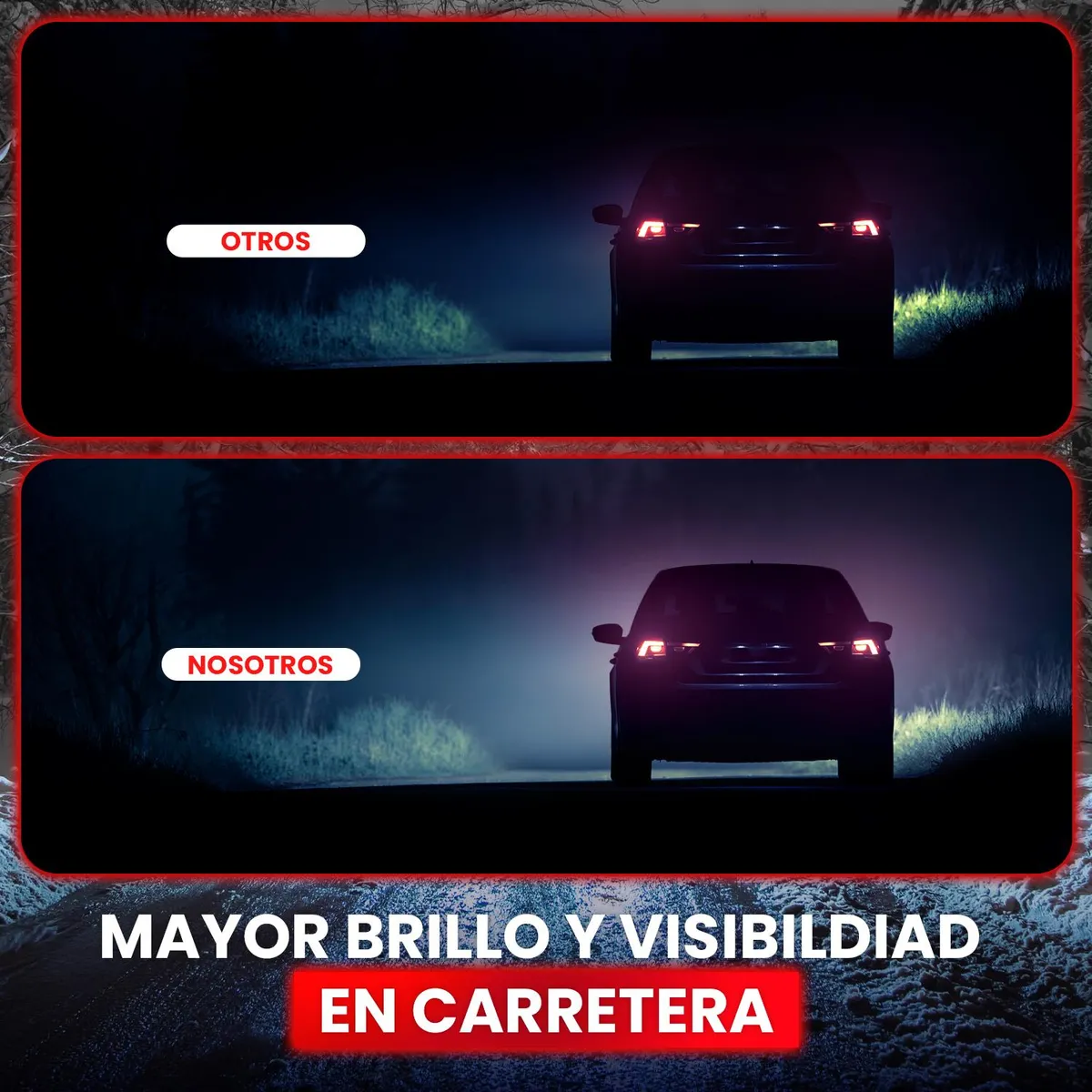 GENERICO - Kit Turbo Led H1 H3 H4 H7 H11 H13 9005 9006 880 12000lm/ R11