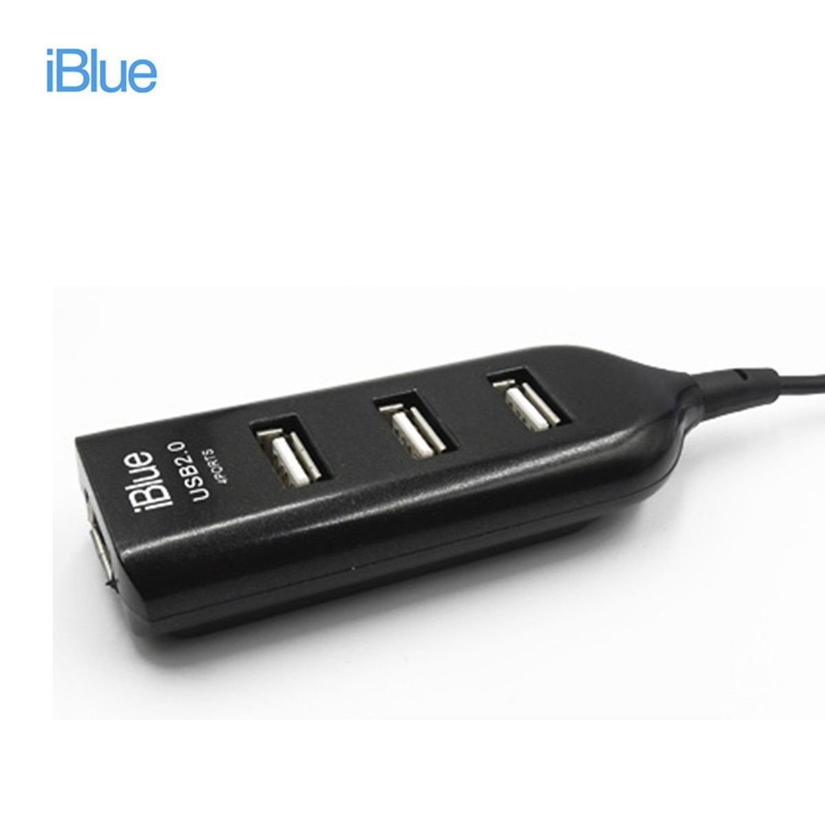 IBLUE - Hub Portatil Iblue 4 Puertos Usb 2.0 Alta Velocidad Negro