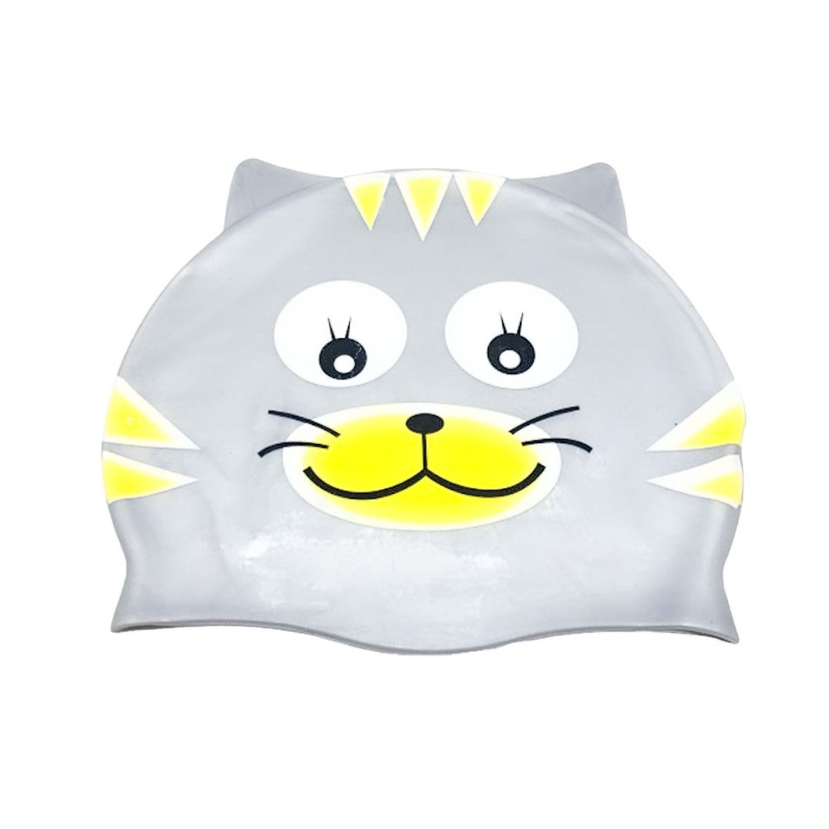 GENERICO - GORRO DE NATACIÓN JUNIOR GATO PLATEADO