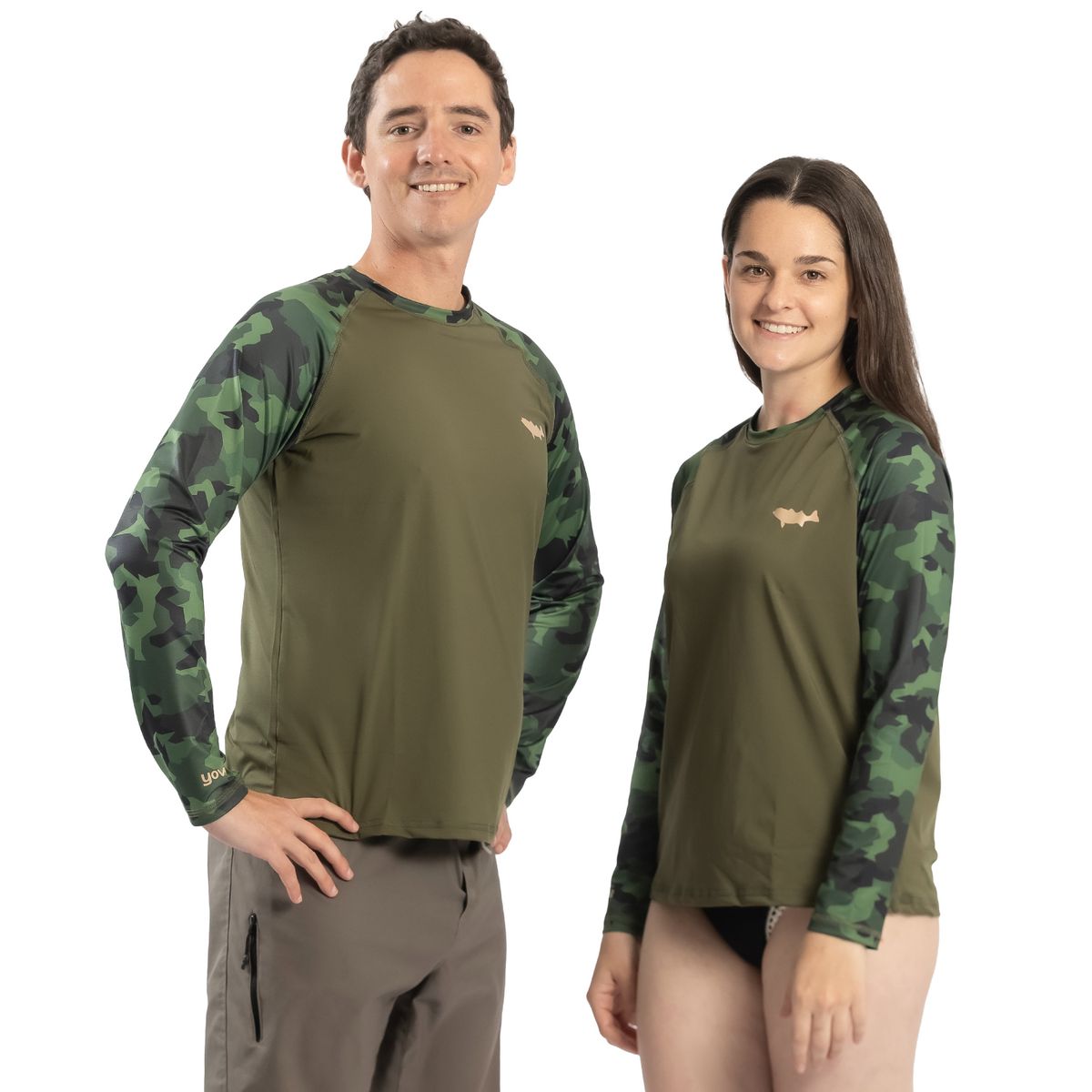 M YOWIE - Camiseta de Licra UV Olive Blaze
