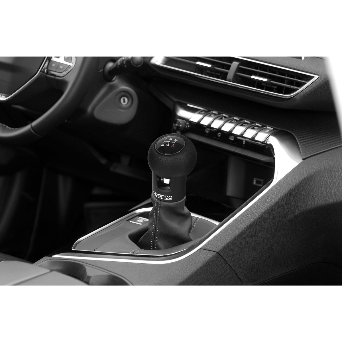 SPARCO - Perilla Pomo Palanca De Velocidades Universal Cuero Sparco