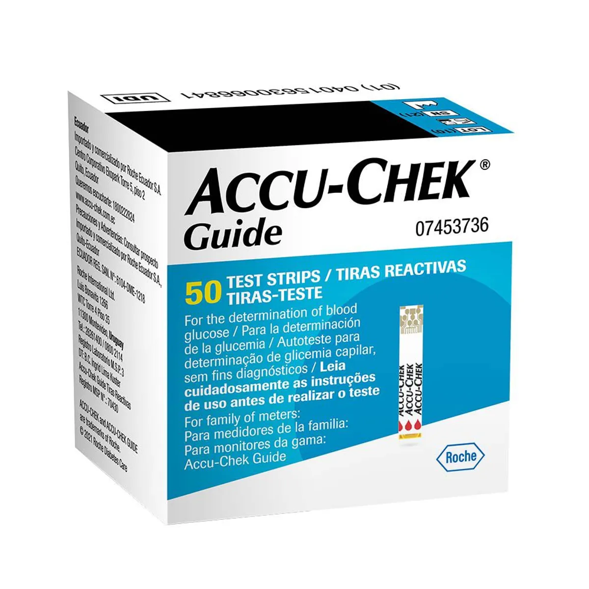 ACCU CHEK - TIRAS ACCUCHEK GUIDE 50 UNID.