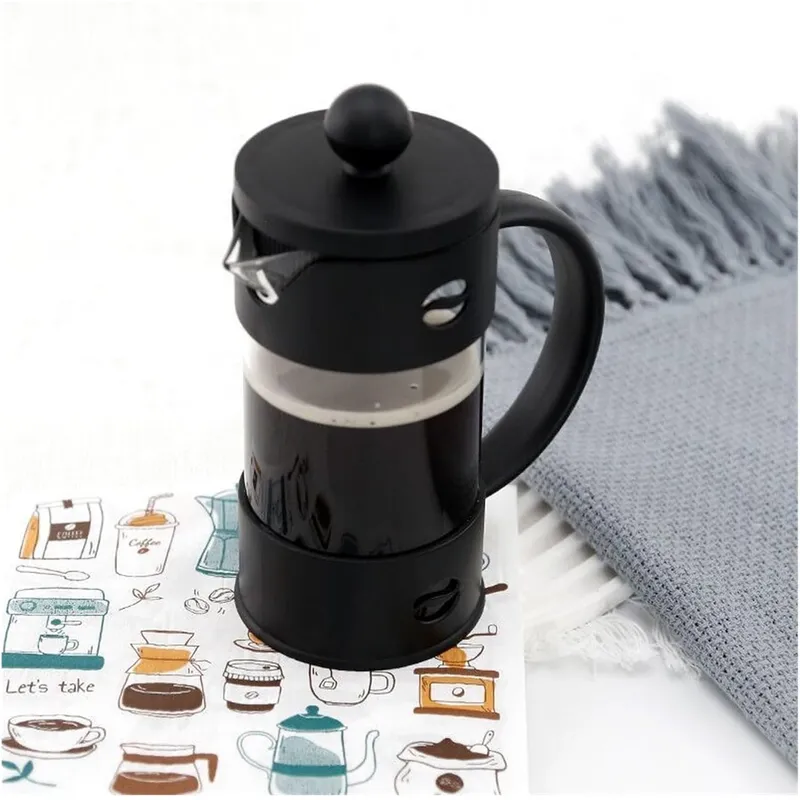 GENERICO - Cafetera prensa de acero inoxidable 600 ml