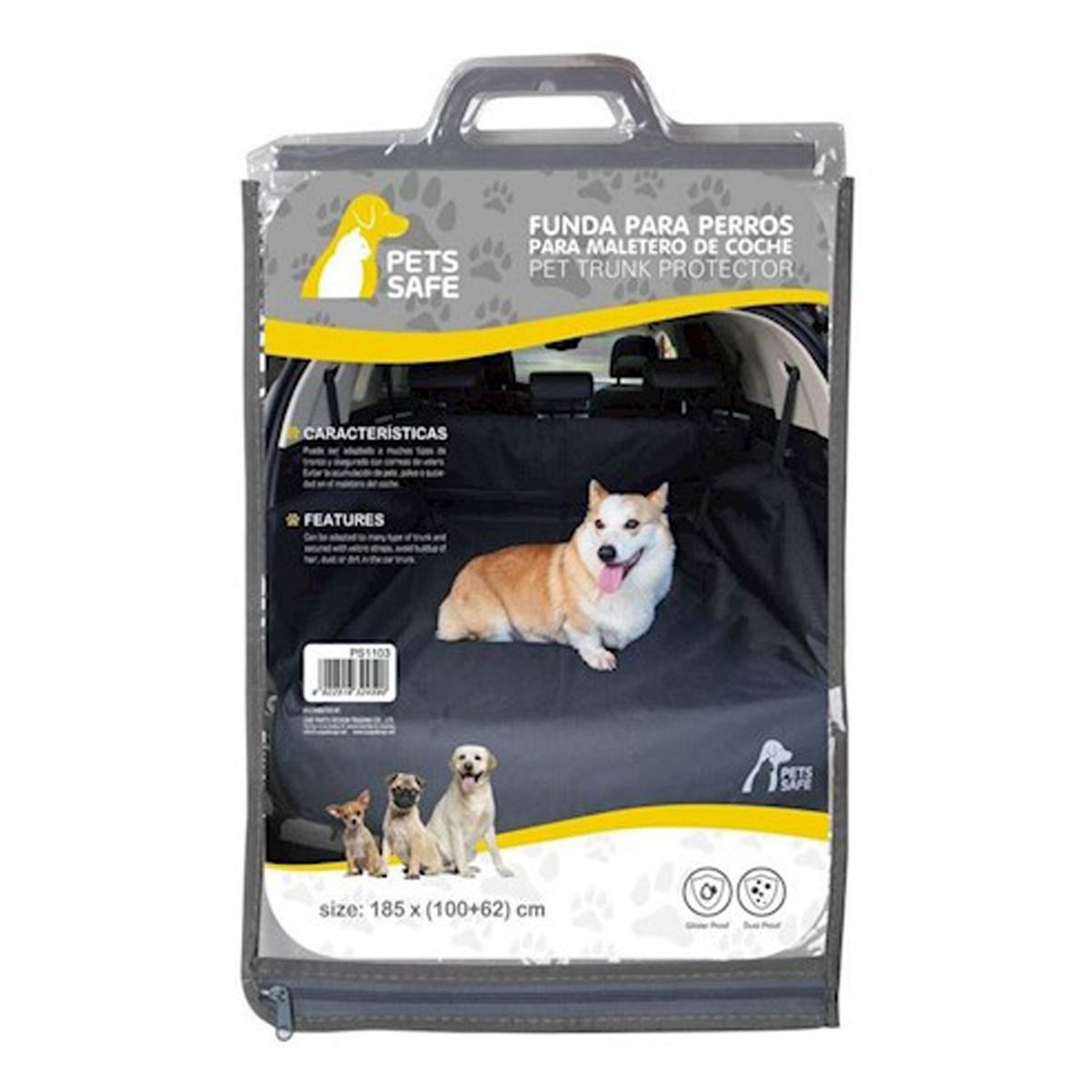 PET SAFE - Funda para Maleteros PET SAFE para Mascotas Negro PS1103