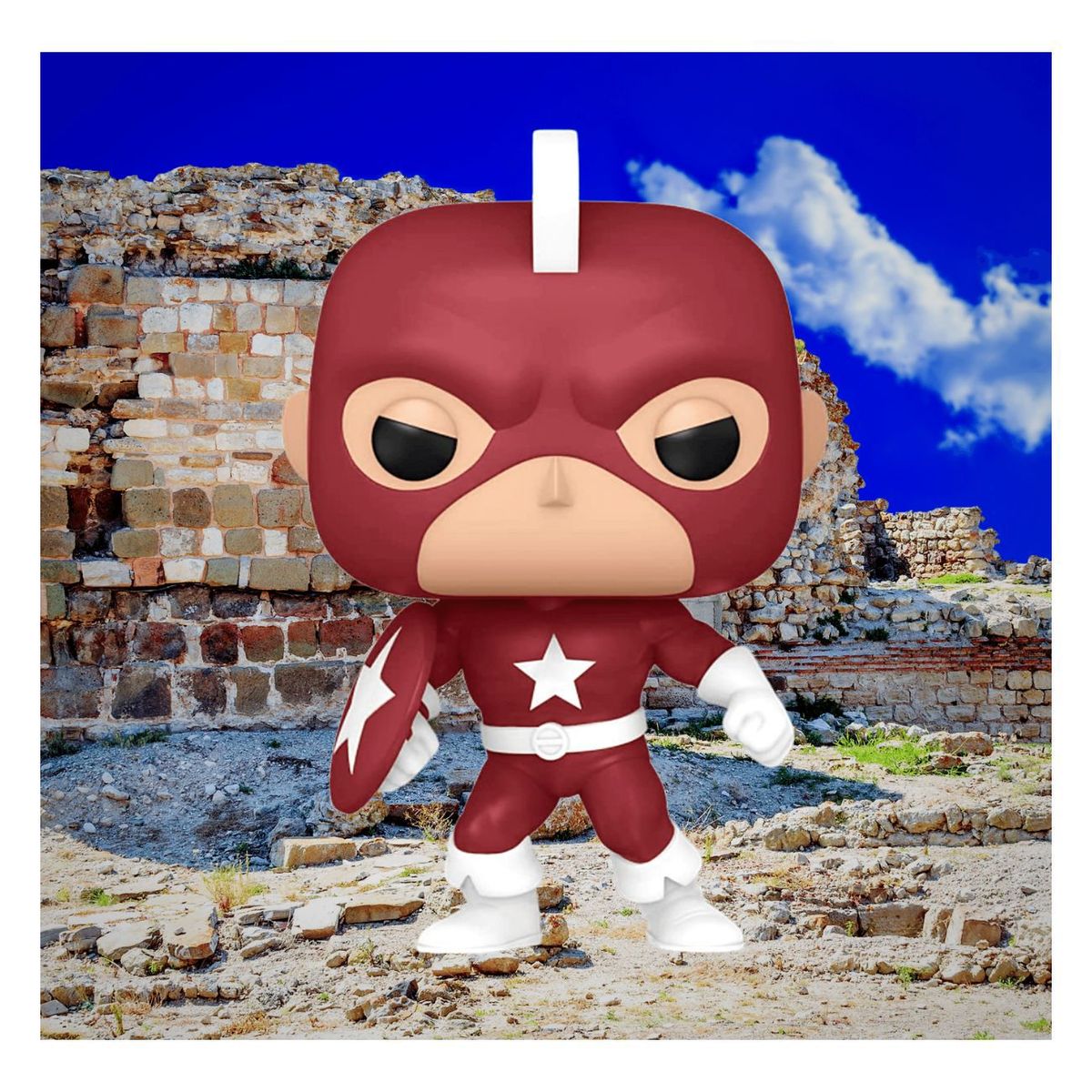 FUNKO - Funko Pop Red Guardian - Marvel Guardian Rojo exclus Amazon