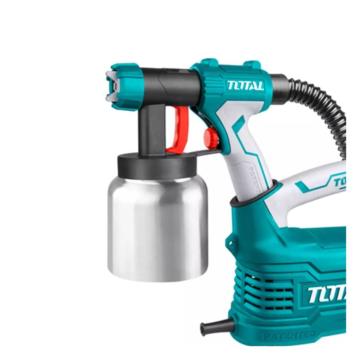 TOTAL TOOLS - Pistola para pintar 550w 850ml vaso de aluminio Total