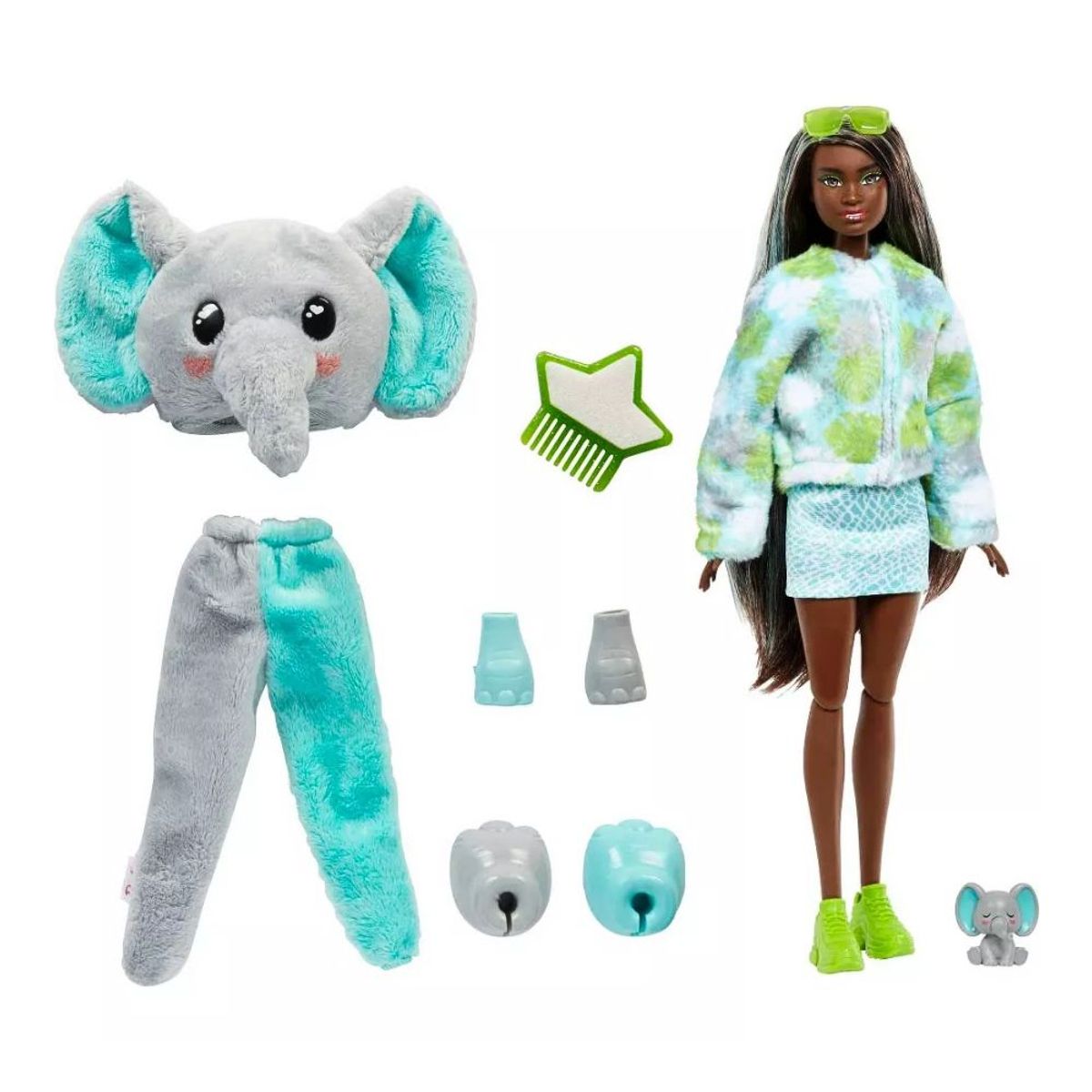 BARBIE - Muñeca Barbie Cutie Reveal Elefante