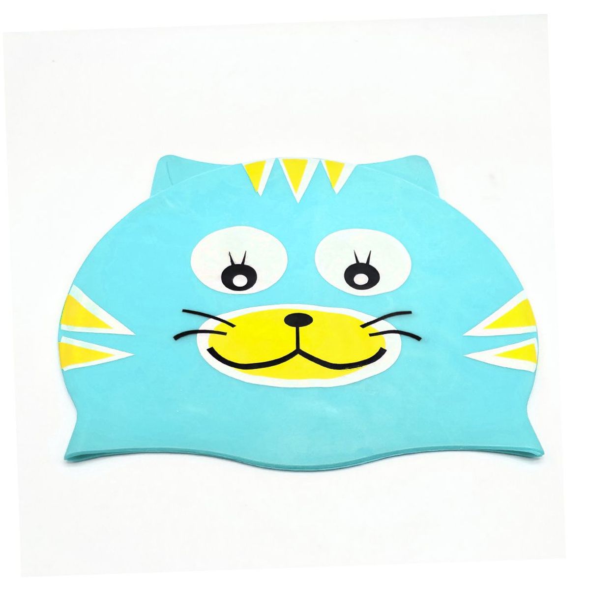 GENERICO - GORRO DE NATACIÓN JUNIOR GATO CELESTE