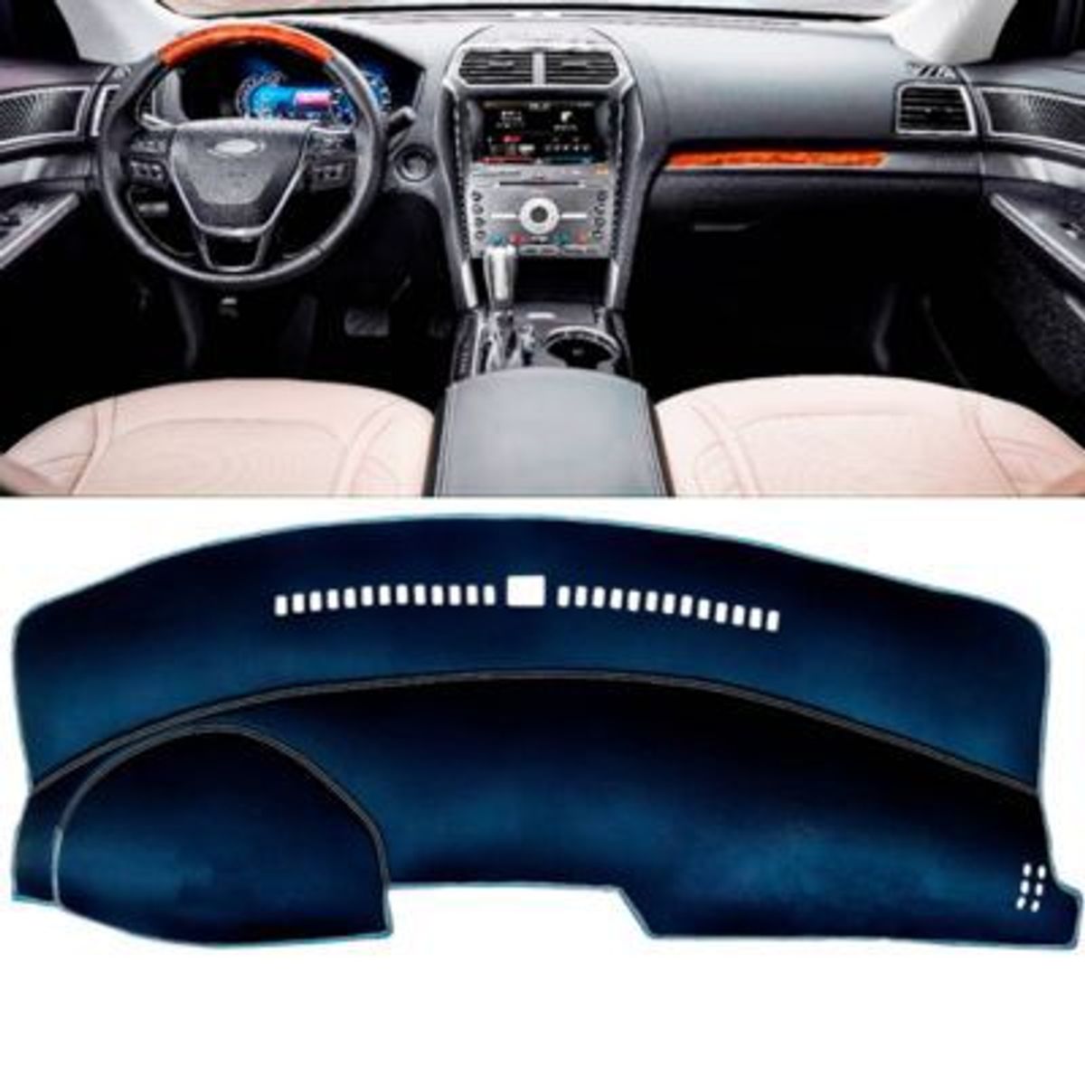 SMART COVER - Tapete protector de tablero ford xplorer 2016-2020