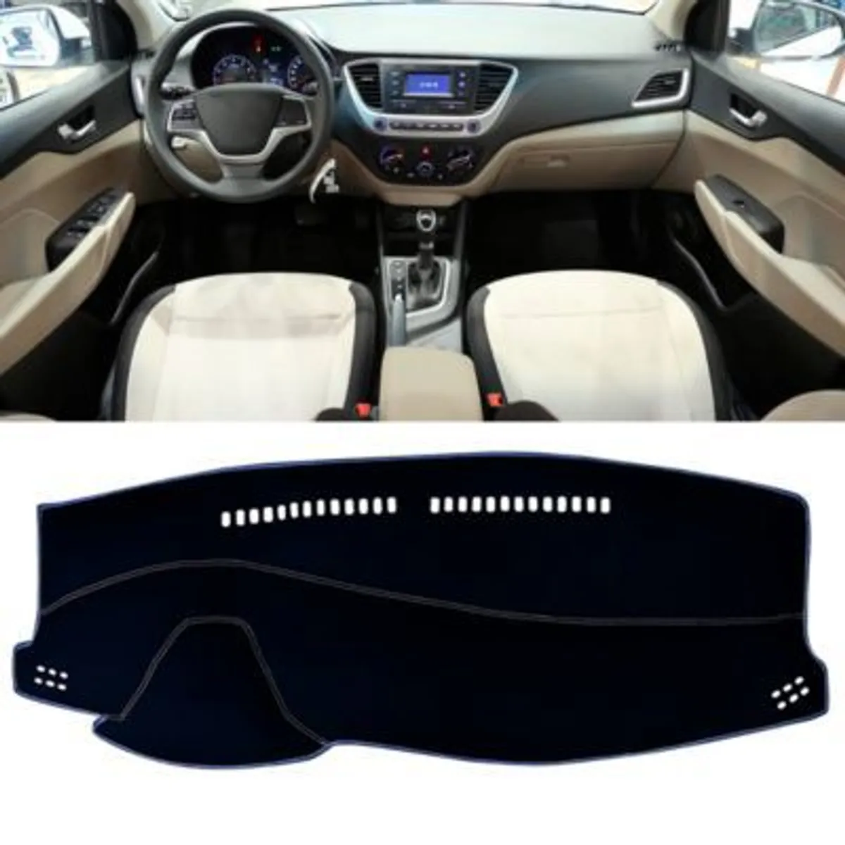 SMART COVER - Tapete protector de tablero Hyundai accent 2021-2023