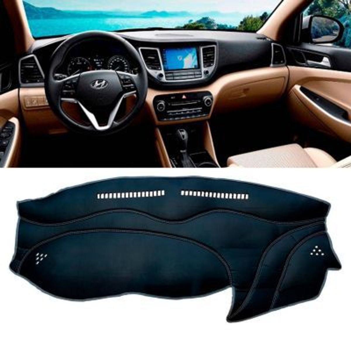 SMART COVER - Tapete protector de tablero Hyundai tucson 2015-2018
