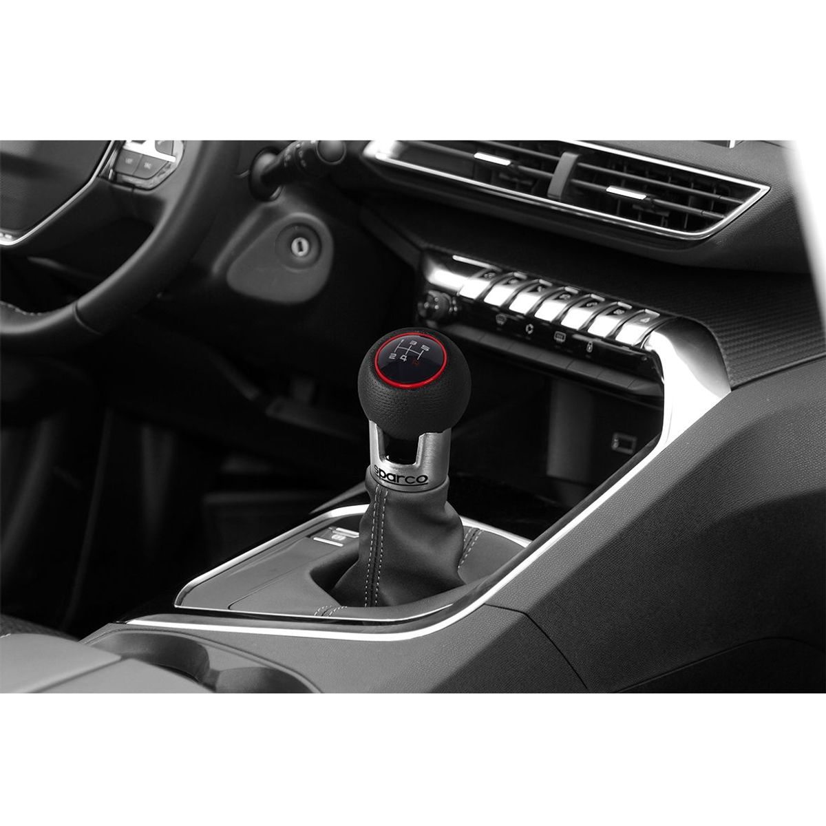 SPARCO - Perilla Pomo Palanca De Velocidades Universal Cuero Sparco