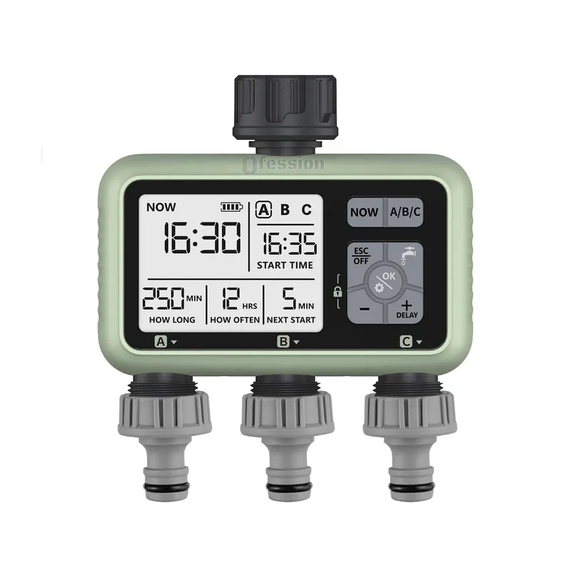 GENERICO - TIMER temporizador programador riego automatico de 3 zonas plantas