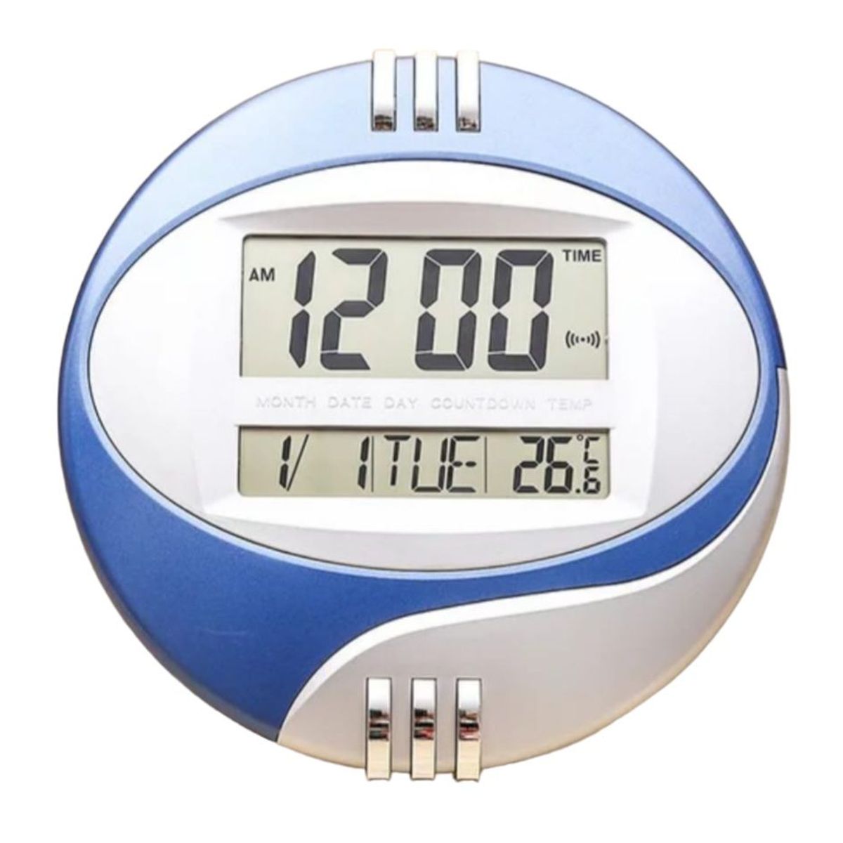 GENERICO - RELOJ DIGITAL LED  de PARED Y MESA / ALARMA / CALENDARIO / TEMPERATURA