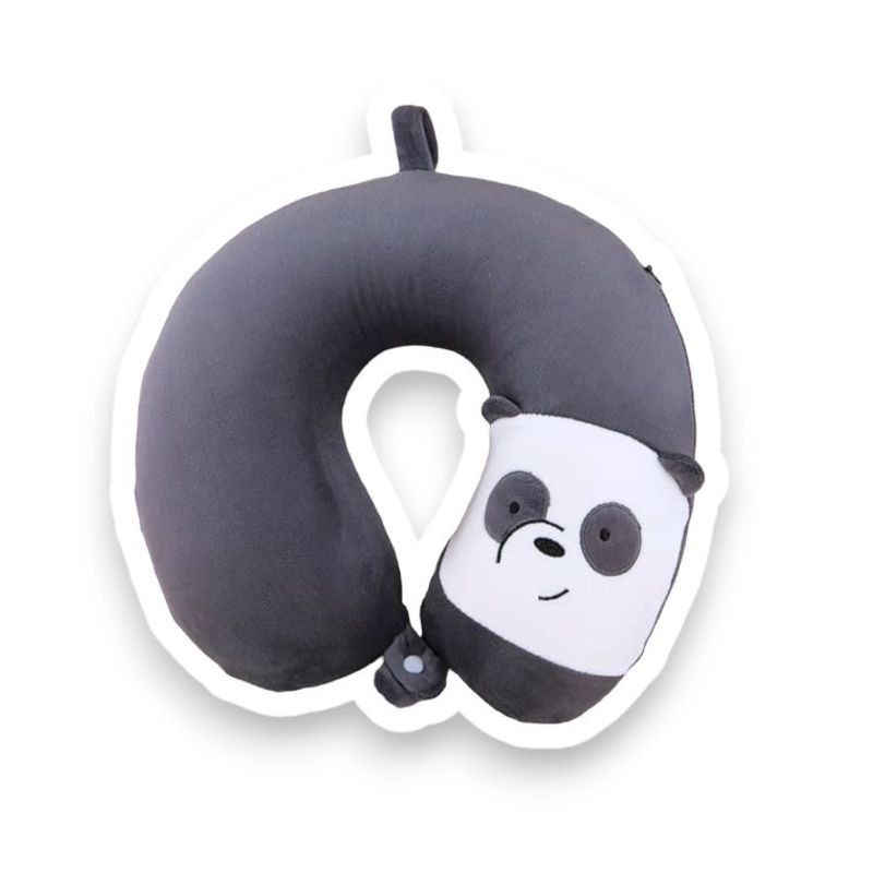 GENERICO - COJIN CERVICAL DISEÑO OSO PANDA UNISEX