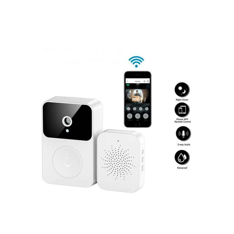 GENERICO - Timbre con Cámara HD para exterior con intercomunicador