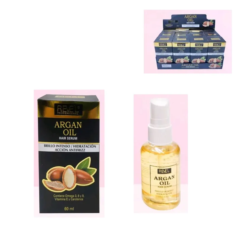 REVELL - ACEITE DE ARGAN REVEL  SERUM PARA EL CABELLO 60ML