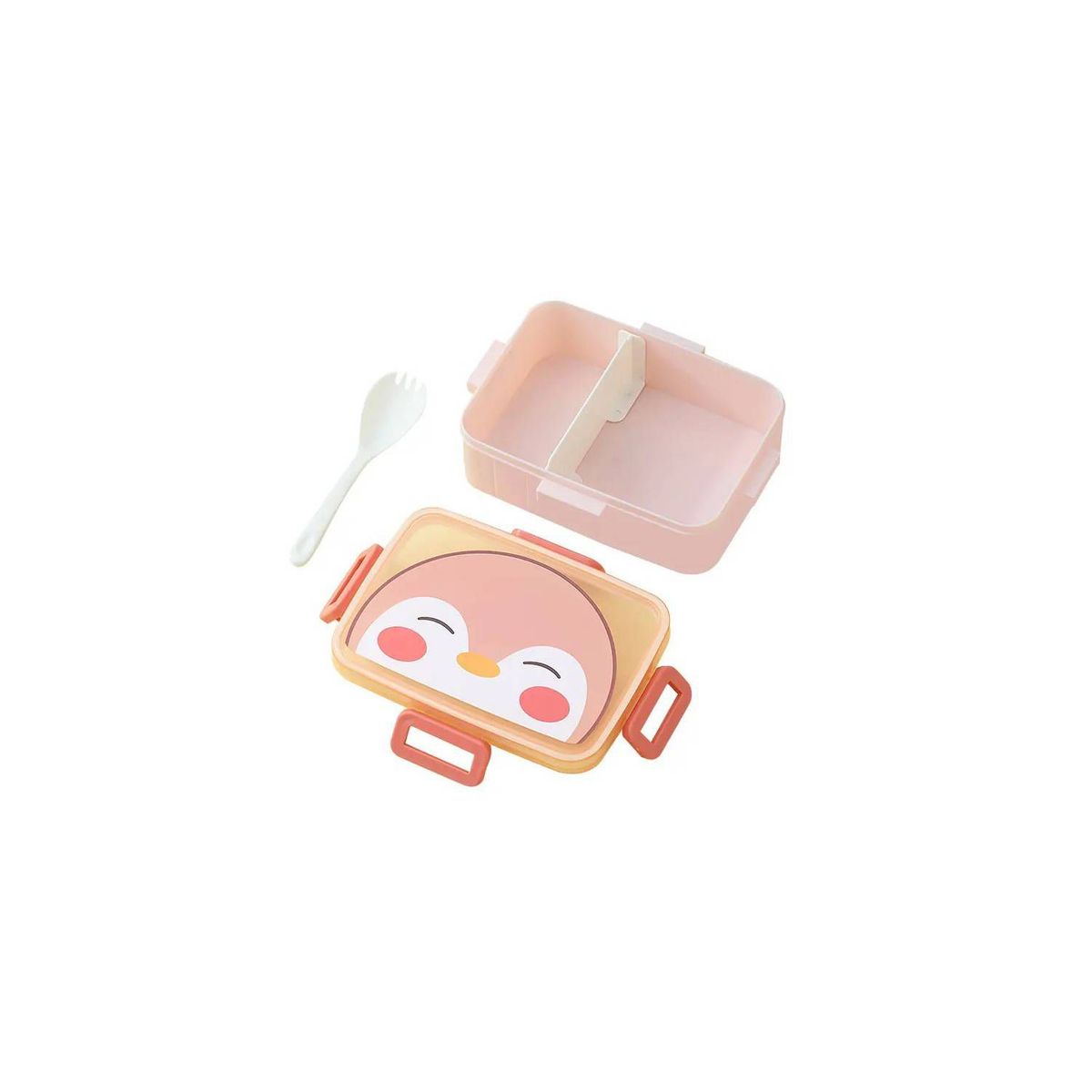 GENERICO - Taper pequeño con divisiones y cuchara - Verde