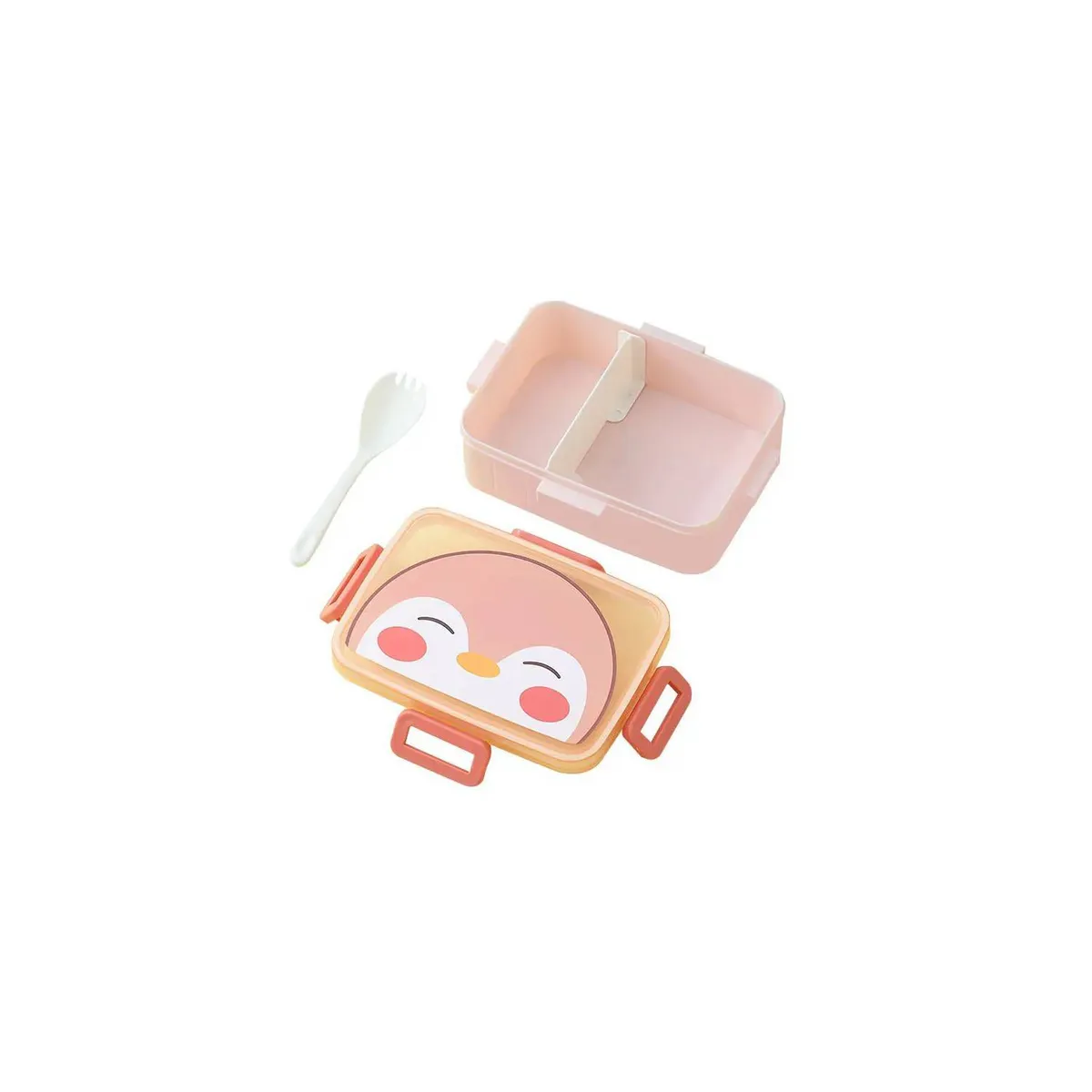 GENERICO - Taper pequeño con divisiones y cuchara - Verde