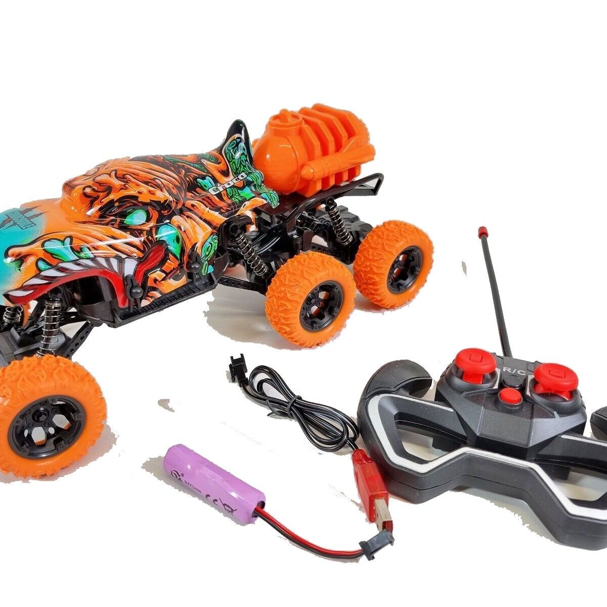 GENERICO - Carro 4WD Buggy Control Remoto Todoterreno 6 x 6 ruedas